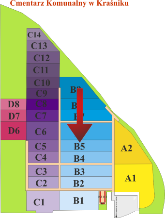 Brak mapy sektorowej