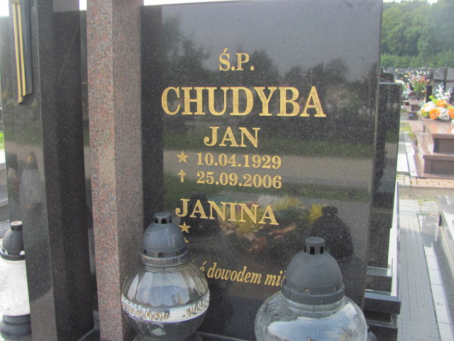 Janina Chudyba 1935 Kraśnik - Grobonet - Wyszukiwarka osób pochowanych