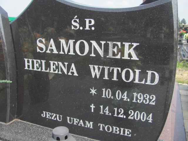 Witold Samonek 1932 Kraśnik - Grobonet - Wyszukiwarka osób pochowanych