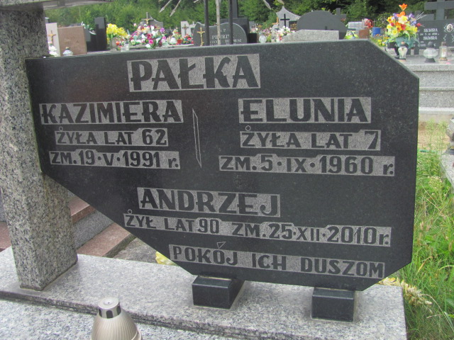 Andrzej Pałka Kraśnik - Grobonet - Wyszukiwarka osób pochowanych