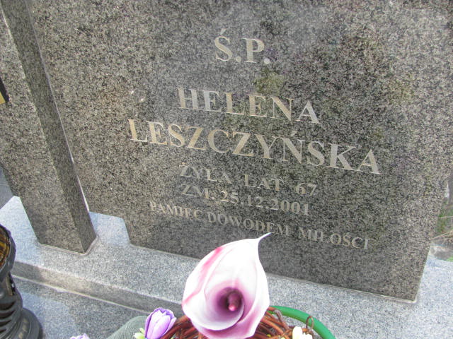 Helena Leszczyńska Kraśnik - Grobonet - Wyszukiwarka osób pochowanych