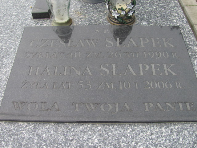 Czesław Słapek Kraśnik - Grobonet - Wyszukiwarka osób pochowanych