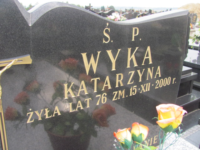 Katarzyna Wyka Kraśnik - Grobonet - Wyszukiwarka osób pochowanych