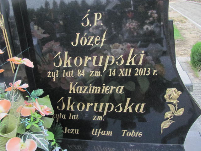 Józef Skorupski Kraśnik - Grobonet - Wyszukiwarka osób pochowanych