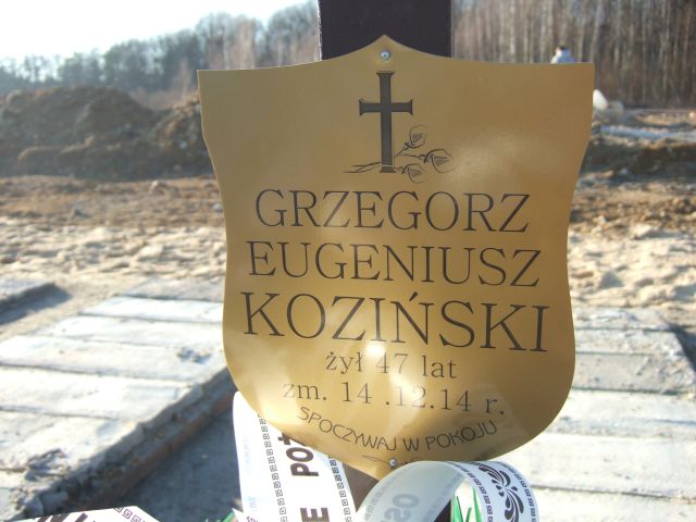 Grzegorz Koziński 1967 Kraśnik - Grobonet - Wyszukiwarka osób pochowanych